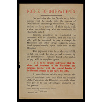 Notice to out-patients